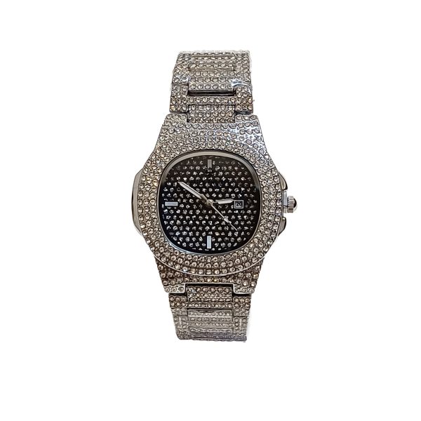 ساعت مچی مردانه و زنانه پتک فیلیپ patek philippe فول نگین سایز بزرگ